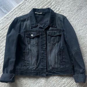 Black Free People Jean Jacket